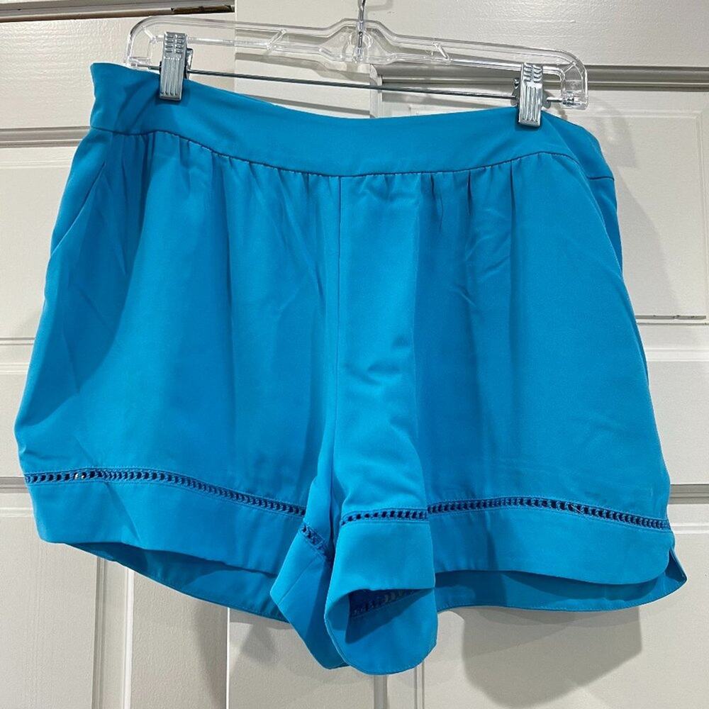Crosby turquoise shorts, size L